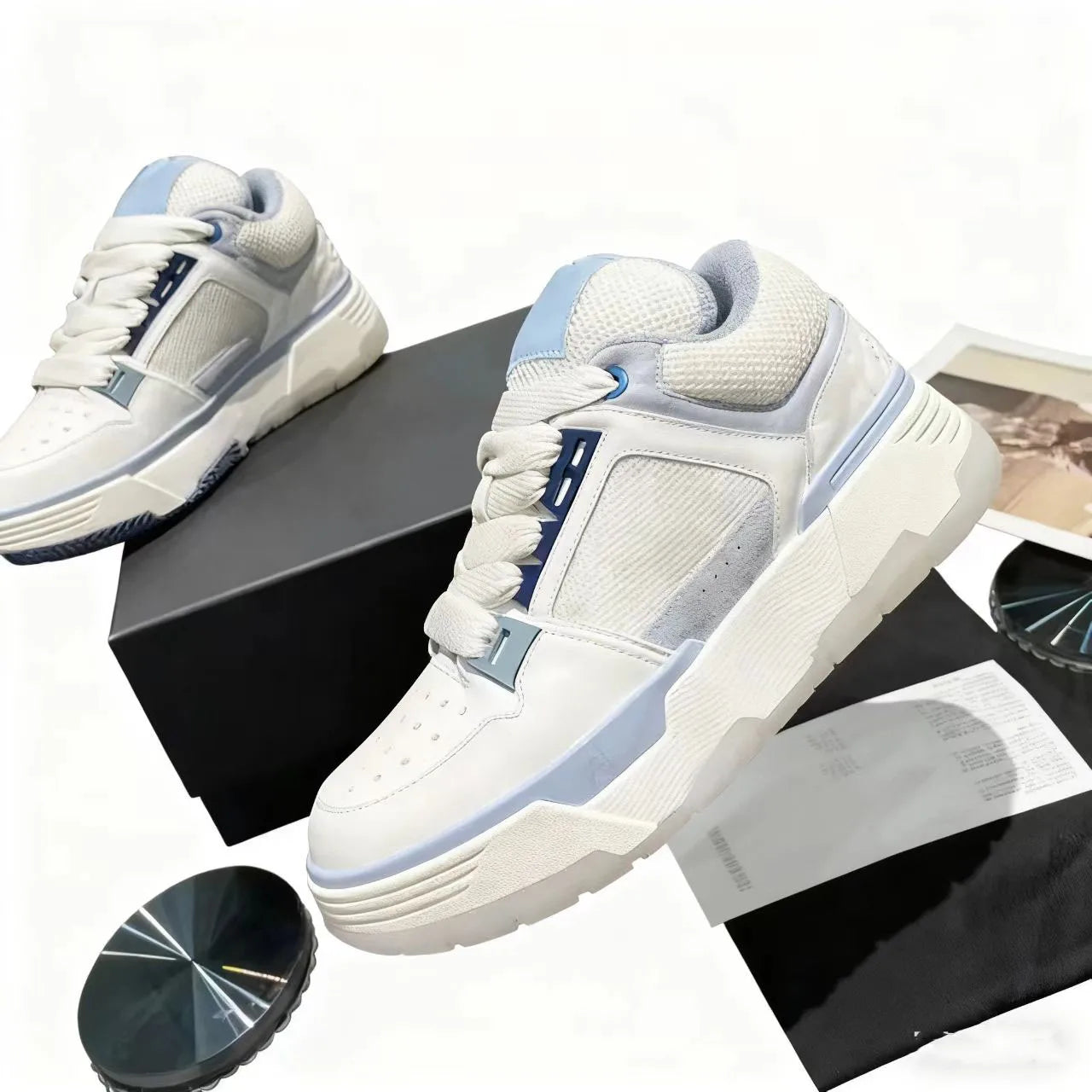 2025 Top Quality New Designer Shoes Black White Men Fashion Casual Shoes Sneakers for Men Amiry Shoes Men