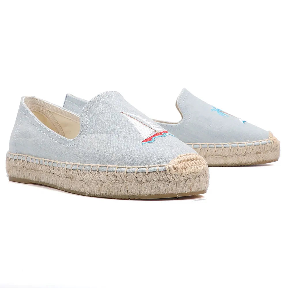 Zapatillas Mujer New Flat Platform Hemp Rubber Slip-on Casual Spring/autumn Hand-painted Sapatos Womens Espadrilles Shoes