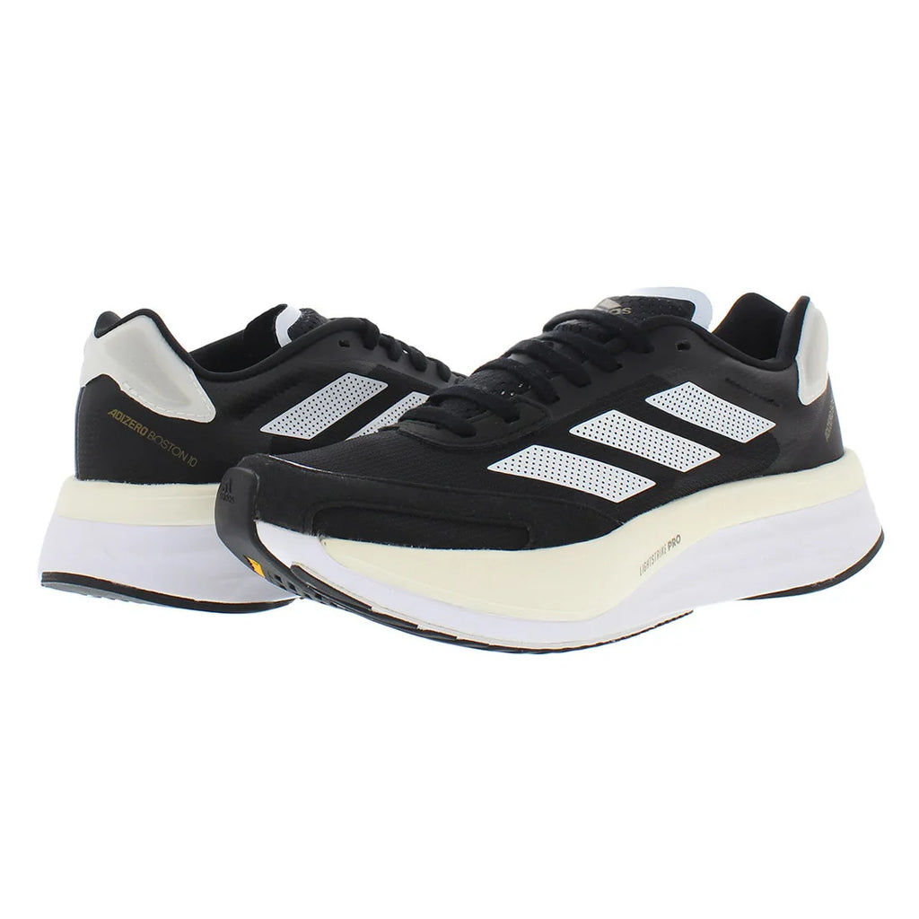 For Boston 10 Women's Running Shoes Black/Silver Color | 100% Authentic Made in Vietnam Model H67515