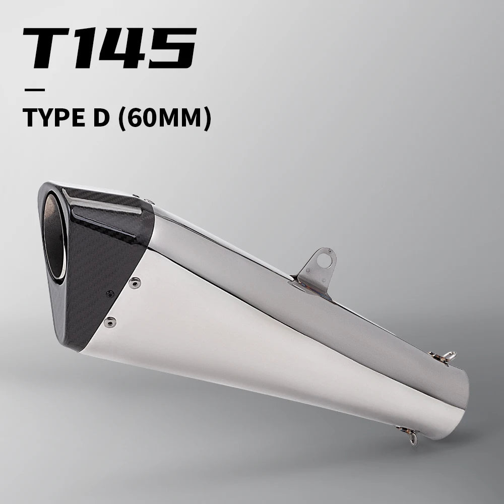 Suitable for 51MM 60MM Universal Motorcycle Exhaust Muffler Z900 Z400 Ninja400 Zx10r R3 T145