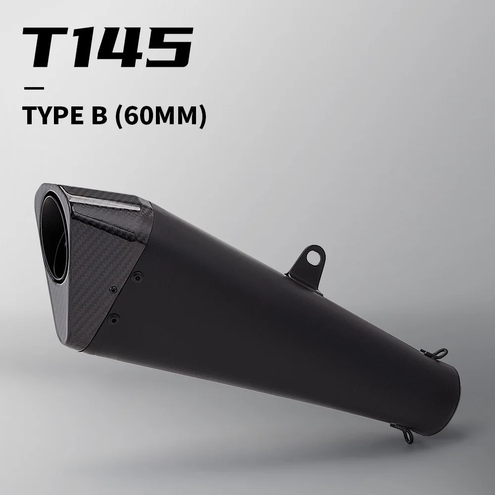 Suitable for 51MM 60MM Universal Motorcycle Exhaust Muffler Z900 Z400 Ninja400 Zx10r R3 T145
