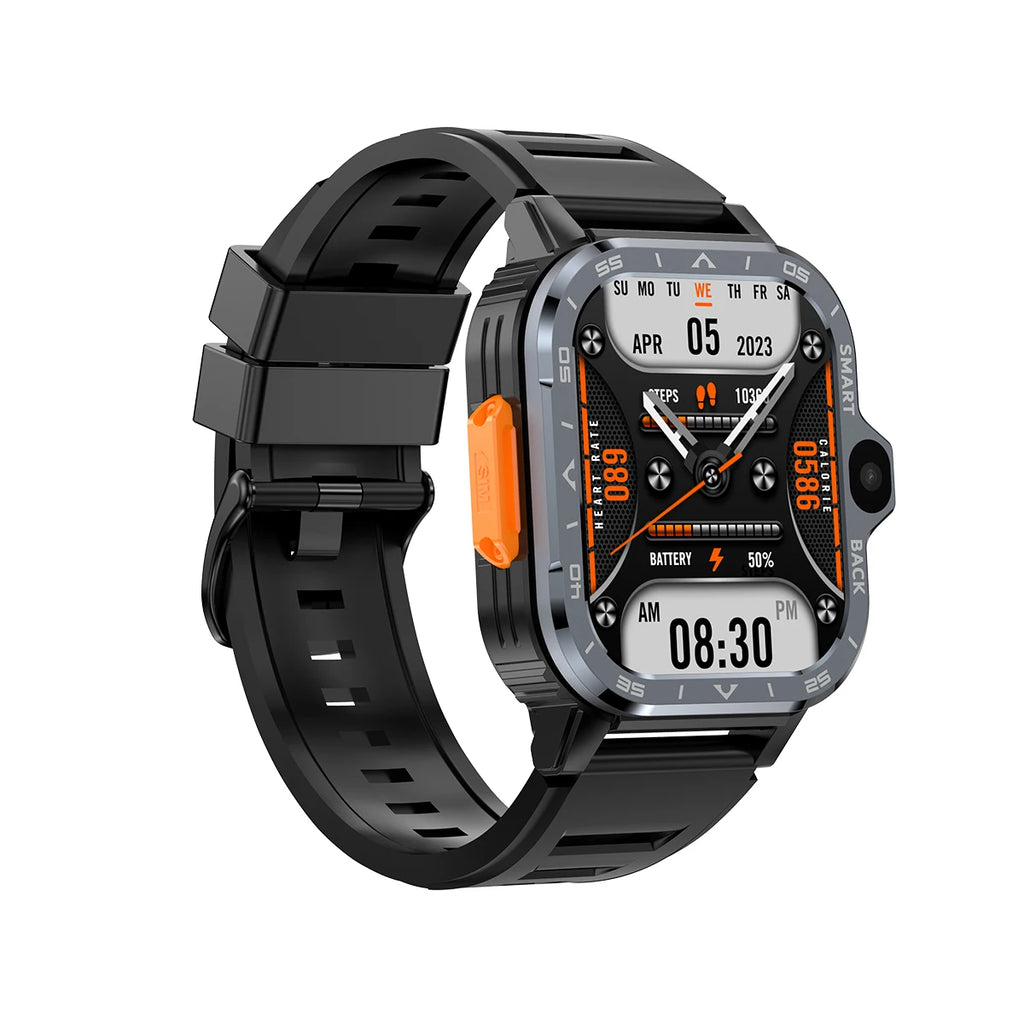 PGD WATCH 4G Android WIFI GPS Play Store Smartwatch Android 8.1 Sim Card Mobile Phone 2.03" GPS Pgd Watch HD Camera 2024