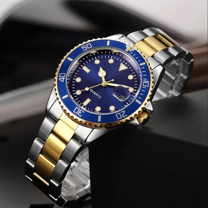 High End Luxury Men's Watches, Waterproof Men's Quartz Watches, Men's Stainless Steel Business Watches