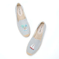 Zapatillas Mujer New Flat Platform Hemp Rubber Slip-on Casual Spring/autumn Hand-painted Sapatos Womens Espadrilles Shoes
