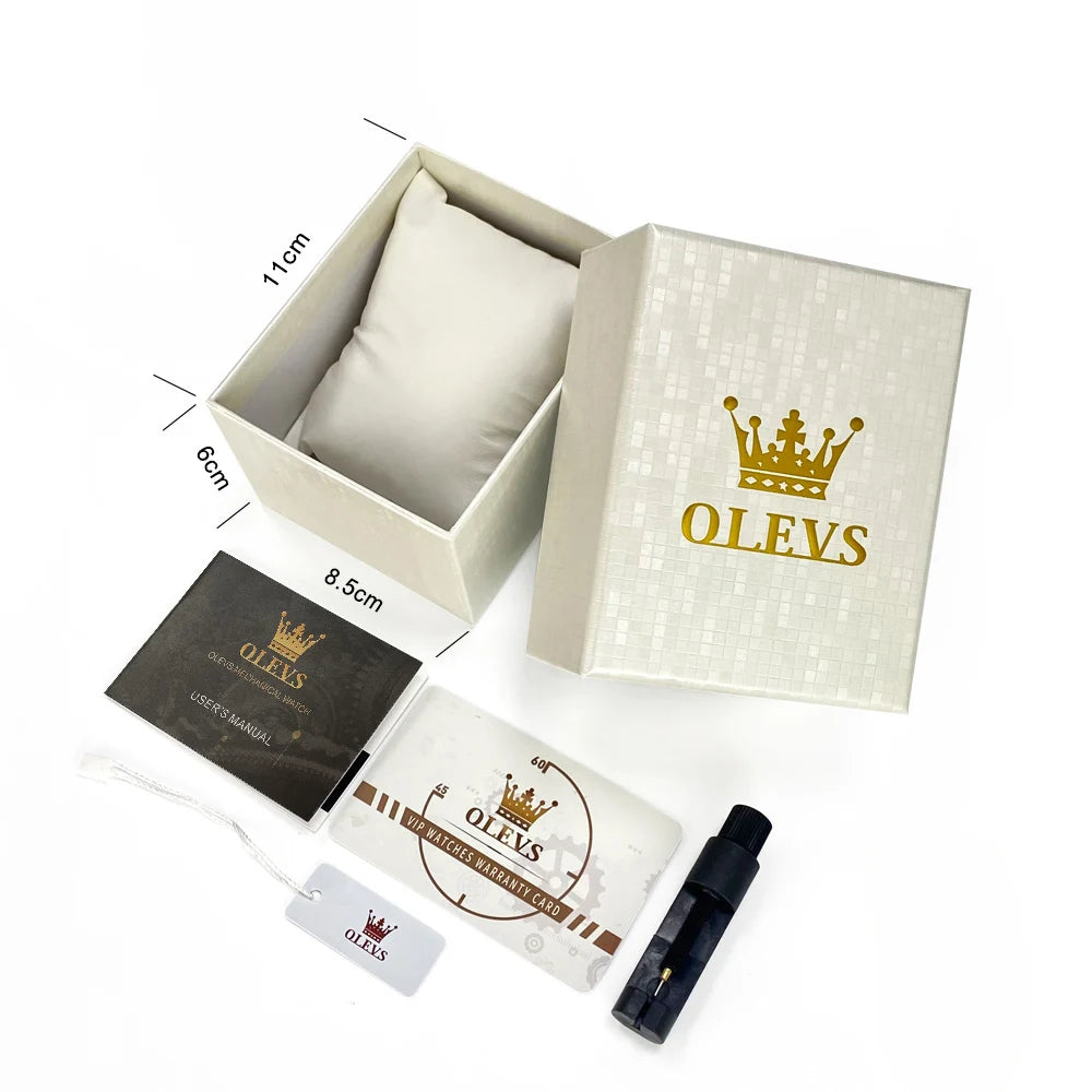 OLEVS 5560 Hot Selling Styles Oem Custom logo Odm Stainless Steel Waterproof Luminous Calendar Quartz Watch for Man