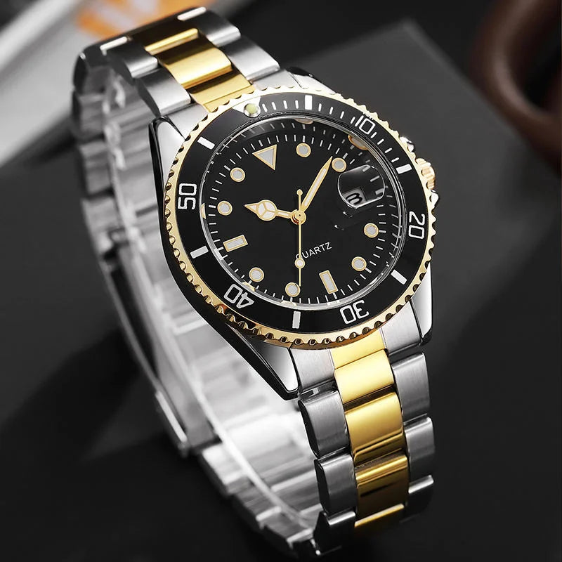 High End Luxury Men's Watches, Waterproof Men's Quartz Watches, Men's Stainless Steel Business Watches