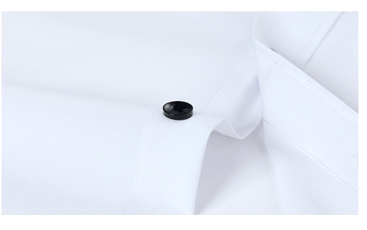 6xl summer black White Oversize men's long-sleeved Dress shirt  High quality elastic force non-iron  business casual