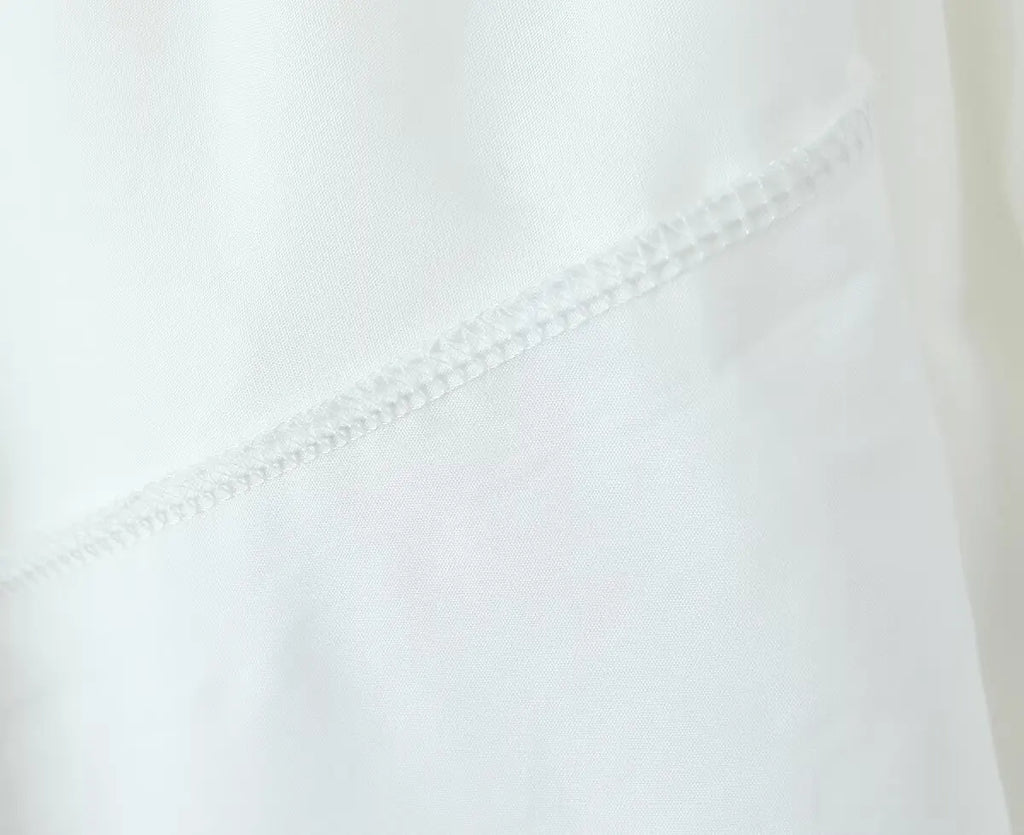 YENKYE 2025 Women Yellow White Cotton Big Swing Long Skirt Vintage High Waist Side Zipper A-line Summer Skirts Holiday