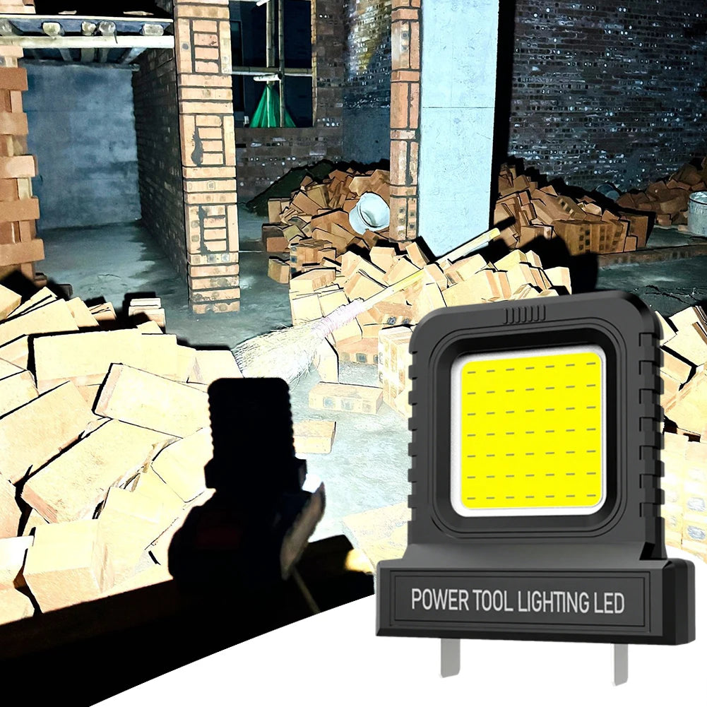 1-5Pcs Power Tool LED Work Light for Makita for Milwaukee for Dewalt for Bosch for Dayi Lomvum Zhipu 18V-21V Li-ion Battery