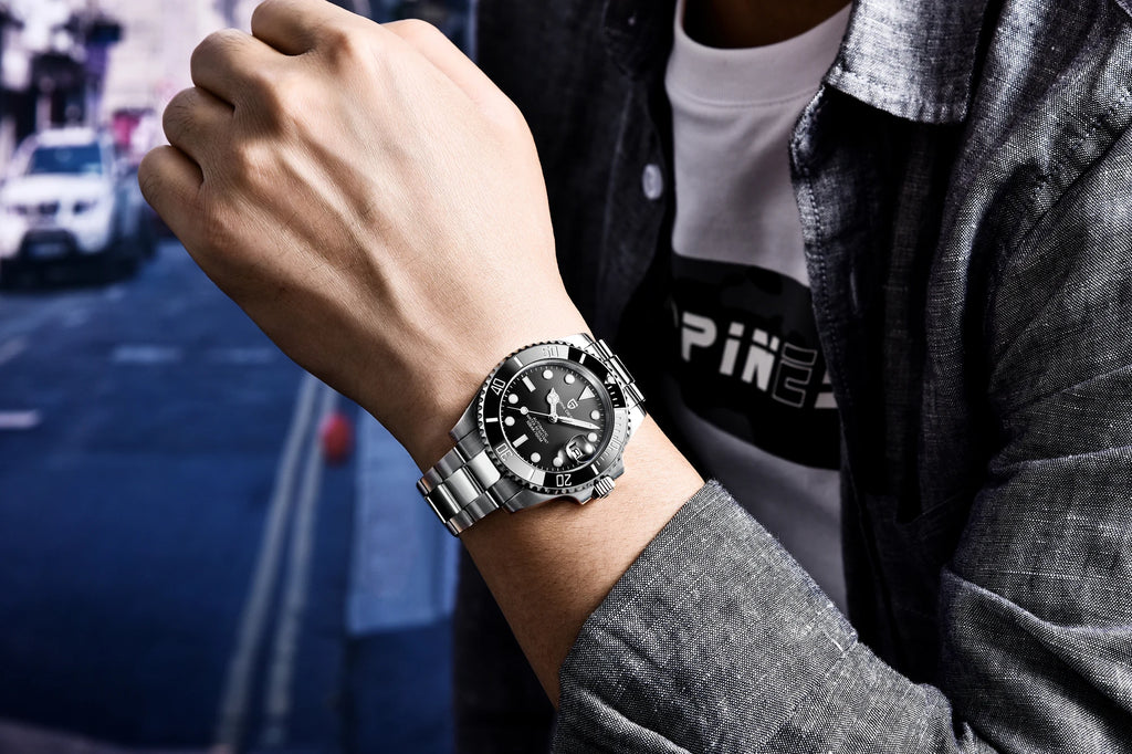 PAGANI DESIGN 2026 NEW Water Ghost Watch 40MM Luxury Automatic Mechanical Watches NH35 Auto Date Dive BGW-9 Watch For Men