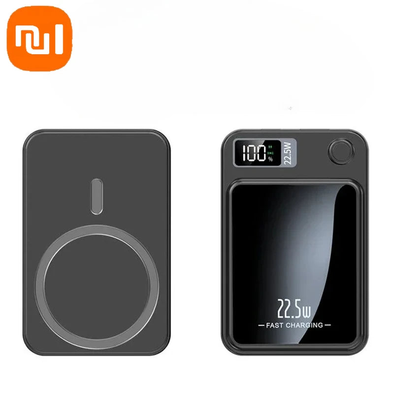 10000mah Portable Macsafe Magnetic Power Bank Fast Wireless Charger For iphone 12 13 14 Pro Max External Auxiliary Battery Pack