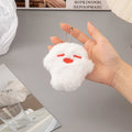 IFYOUOO Hutao Cosplay Keychain Unisex Ghost Pendant Plush Doll Key Rings Accessories Key Chains Hanging Bag Charms