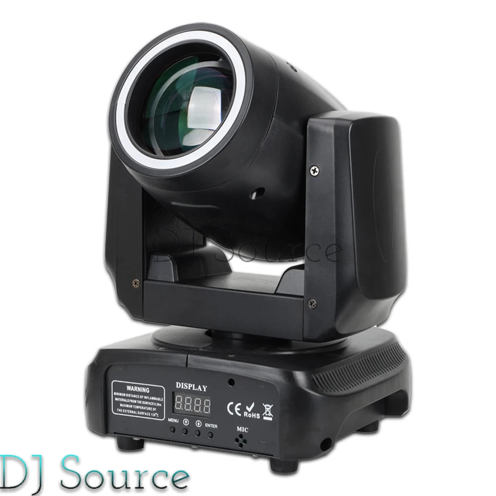 2Pcs/lot Mini LED 150W Beam Moving Head Light With Aperture 18 Prism Rainbow Effect DJ Stage Lights DMX512 For Disco Party CLub