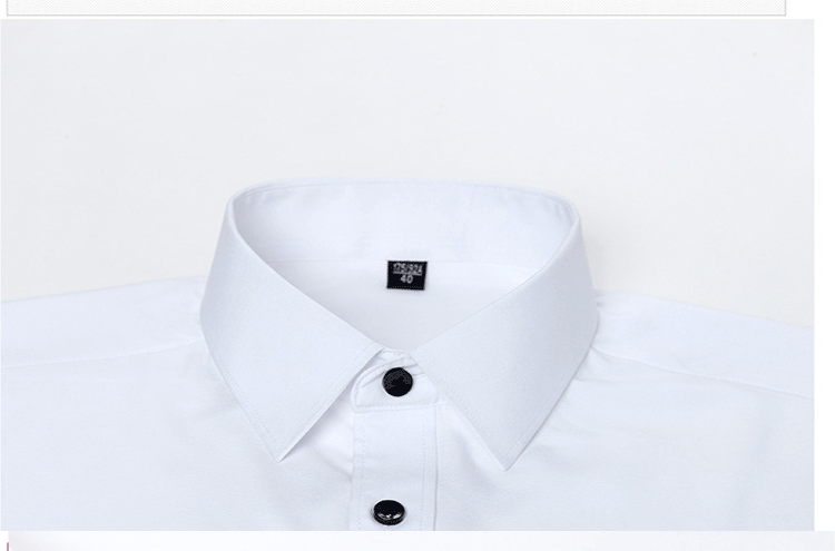 6xl summer black White Oversize men's long-sleeved Dress shirt  High quality elastic force non-iron  business casual