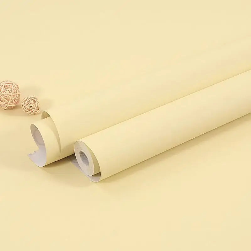 Solid Color Self-Adhesive Macaron Wallpapers Furnitures Cabinet Renovation Sticker Bedroom Vinyl Film DIY Living Room Home Decor