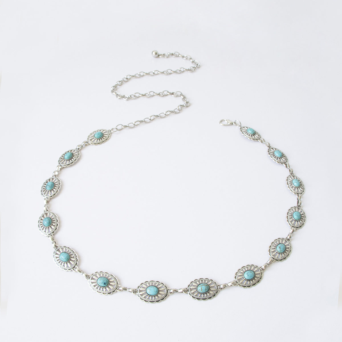 Turquoise Chain Belt Waist Belts For Women For Dresses Metal Belt Womens Western Belts Women's Belts