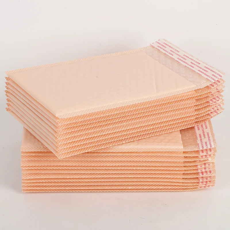 20Pcs Pink Poly Bubble Mailers Padded Envelopes Bulk Bubble Lined Wrap Polymailer Bags for Shipping Packaging Maile Self Seal