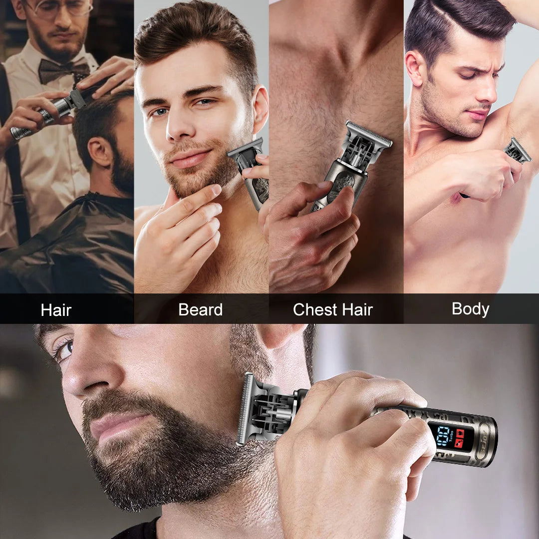 Sejoy Professional Hair Clipper kit for Men Cordless Electric Trimmers Rechargeable Hair Cutting Machine
