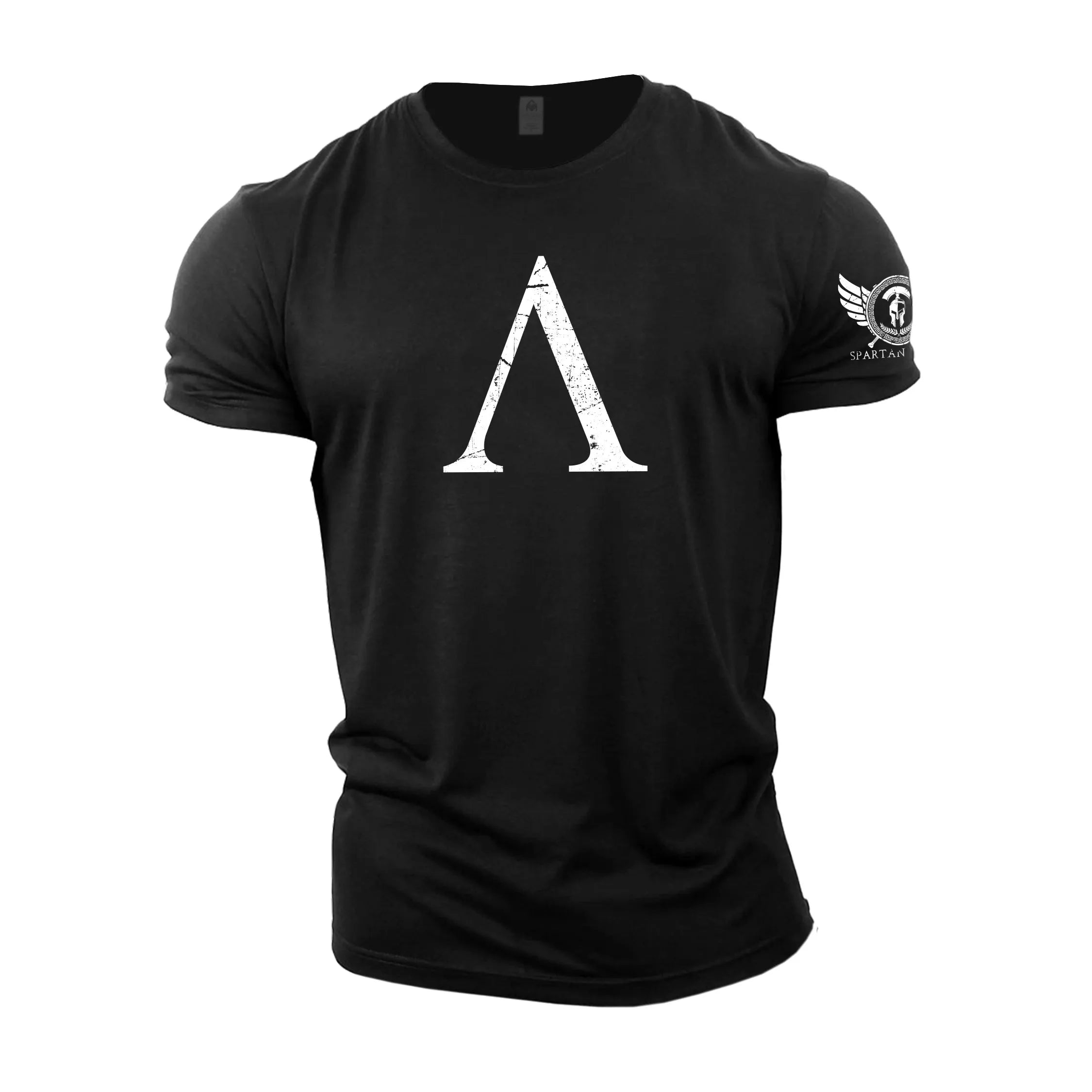 Retro Spartan T-shirts Men Clothes Y2K Summer Short Sleeve Tees Man Casual Tops O-Neck Oversized T Shirt GYM Men's Clothing