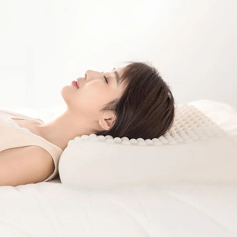 Mijia 8H Natural Latex Massage Pillow Z3 Sleep Cervical Massage Pillow for Sleeping Relax Fatigue High Rebound Comfortable
