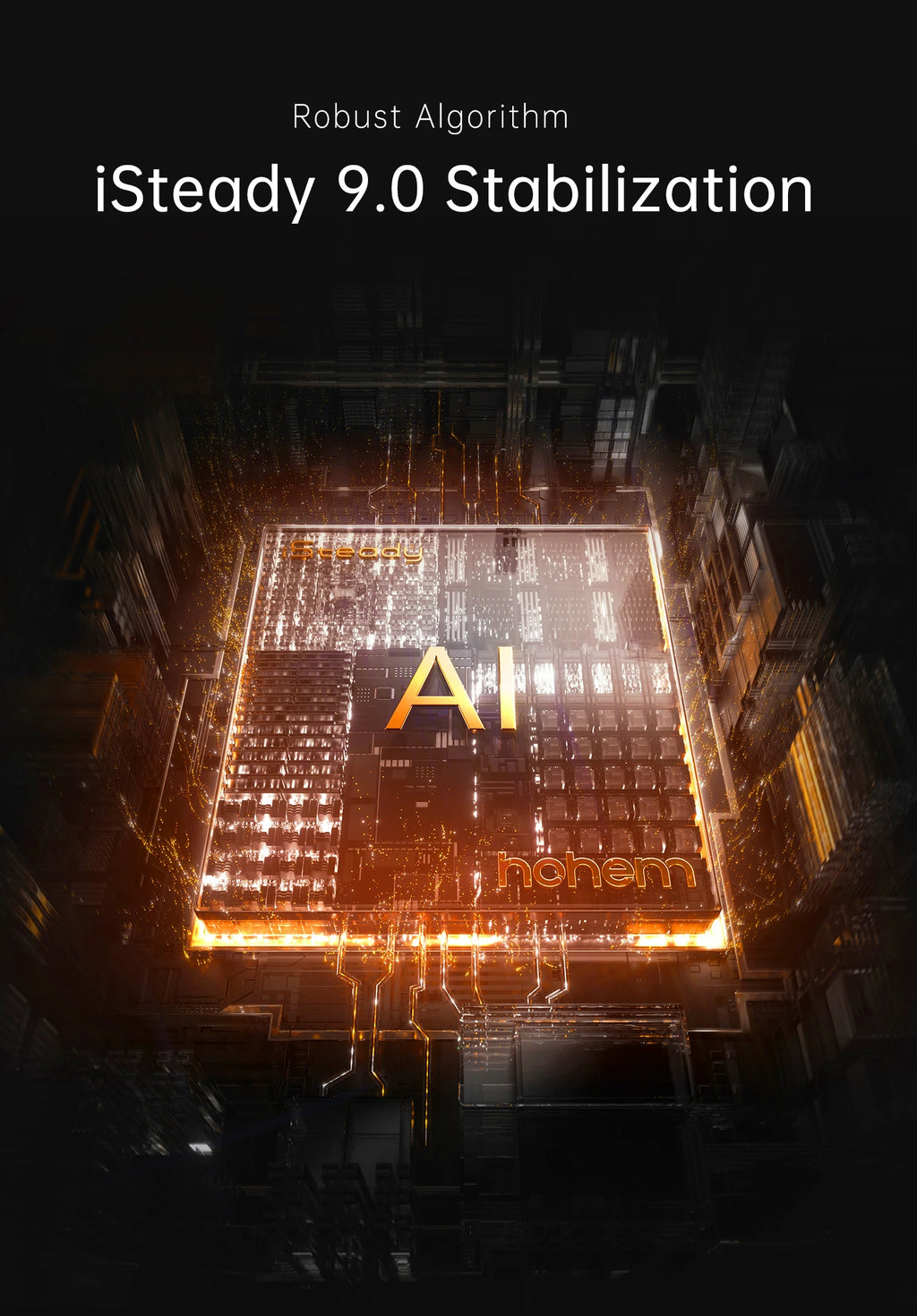 Hohem official-website isteady М7 Stabilizer Ai Face Tracking 3-Axis Phone Gimbal Built-in Selfie Stick iPhone16/Samsung Gimbal