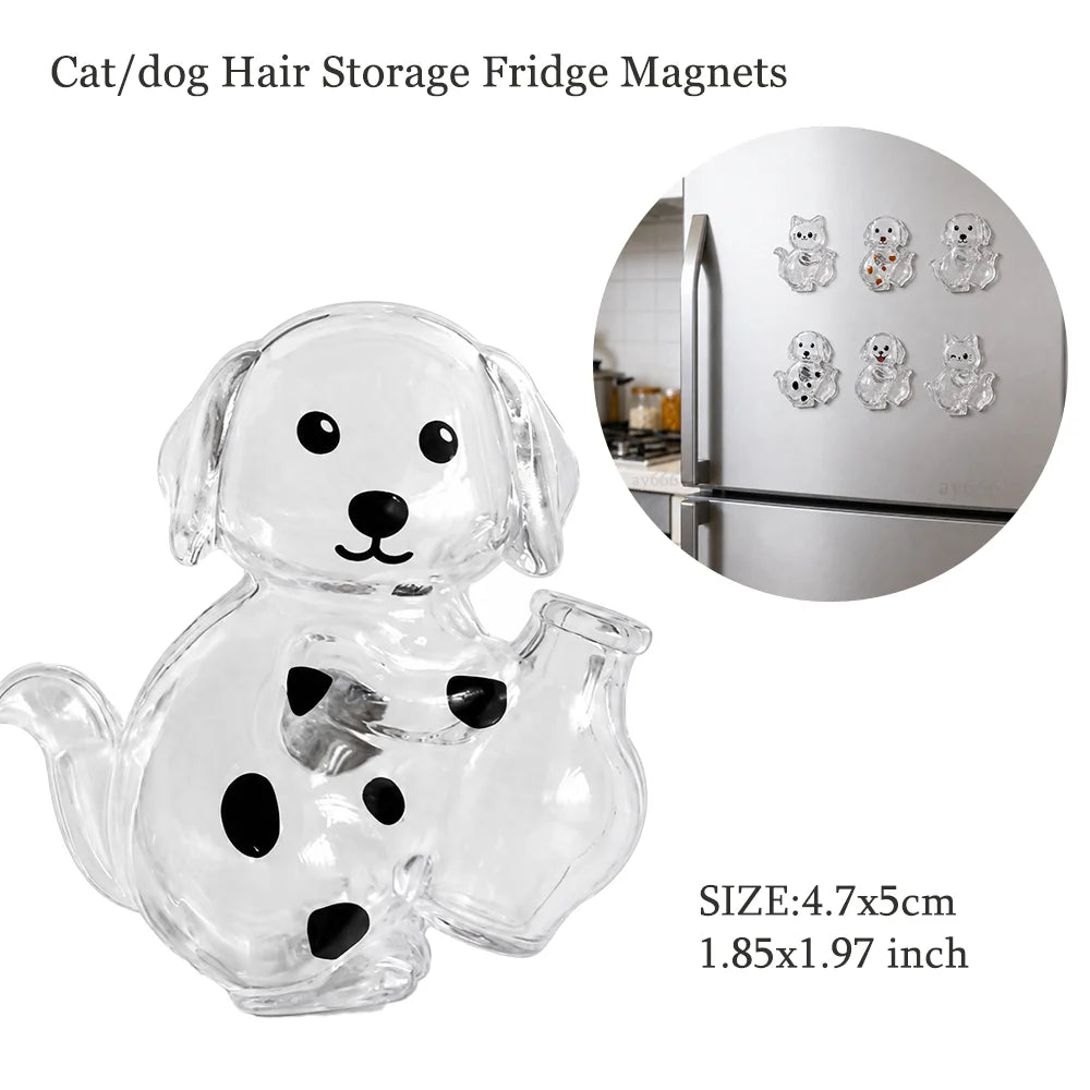 Pet Hair Memorial Resin Storage Capsule Creative Cat/Dog Hair Pendant Unique Keychain Novel Trendy Souvenir Car Decorate Gift
