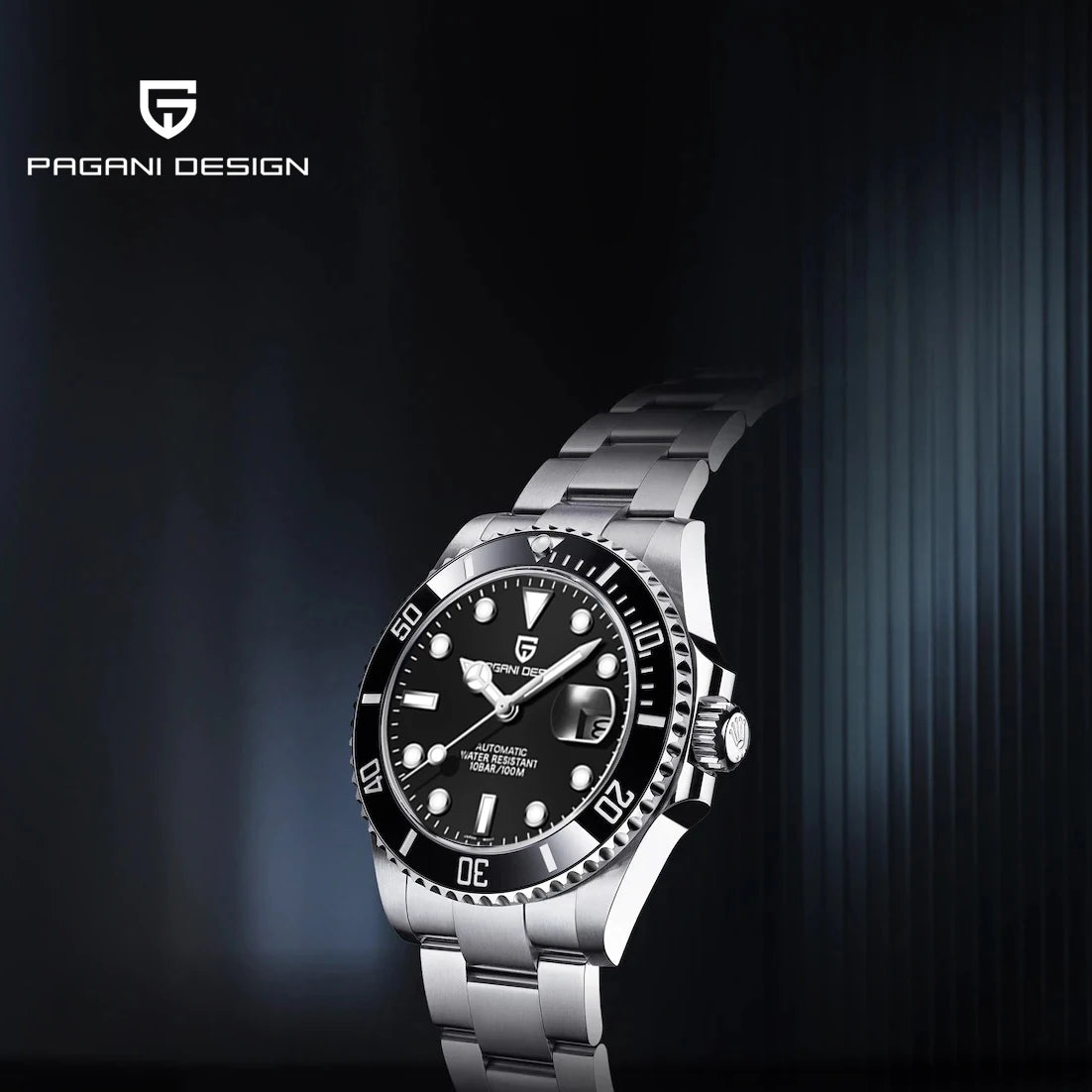PAGANI DESIGN 2026 NEW Water Ghost Watch 40MM Luxury Automatic Mechanical Watches NH35 Auto Date Dive BGW-9 Watch For Men