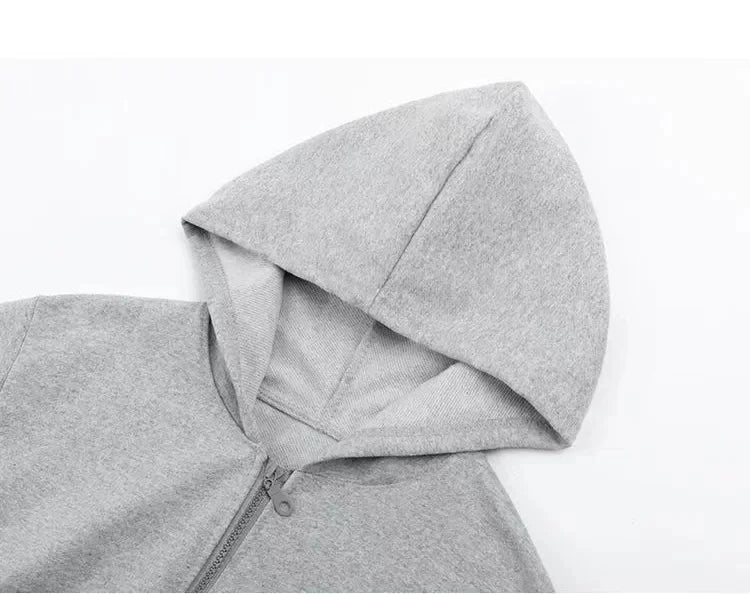 Children's Sportswear, Loose Sports Jackets, Boys and Girls Aged 3 to 12, Zipper Sportswear and Hoodies for Teenagers