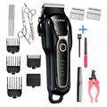 Kemei Rechargeable Professional Dog Hair Trimmer for Cat Cutter Grooming Machine Hair Remover Animal Hair Clipper for Pet