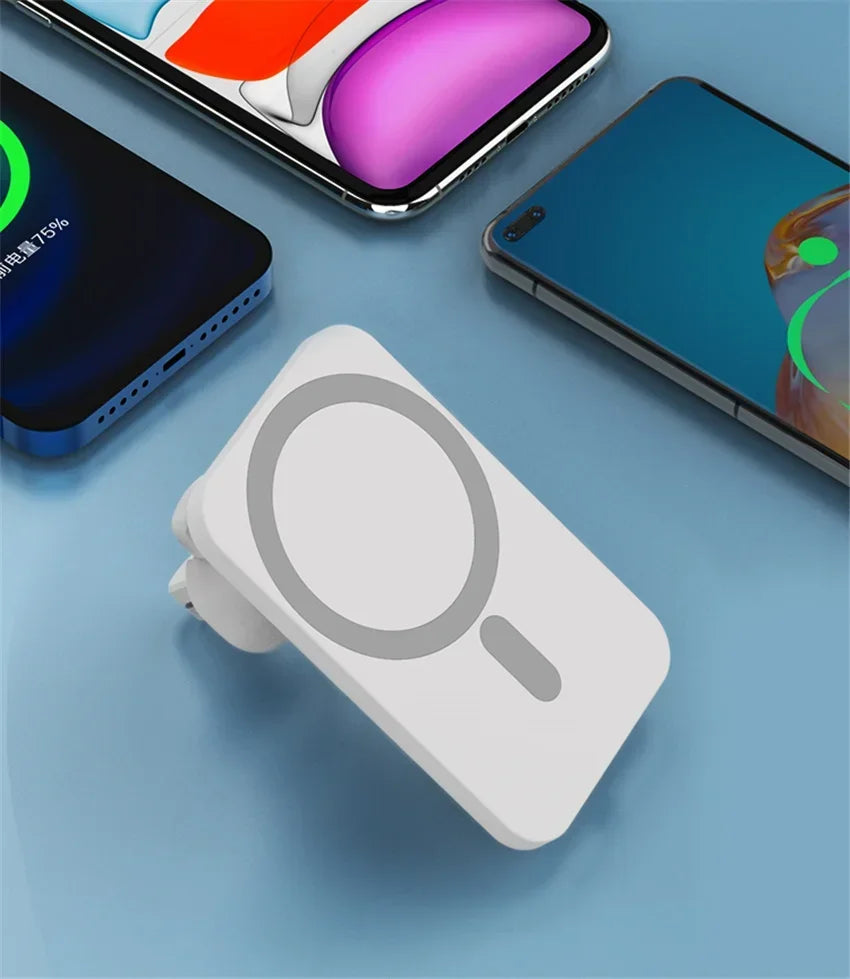 30W Magnetic Car Wireless Charger For iPhone 16 15 14 13 12 Pro Max Mini Car Phone Holder Stand Mount Fast Charging Station
