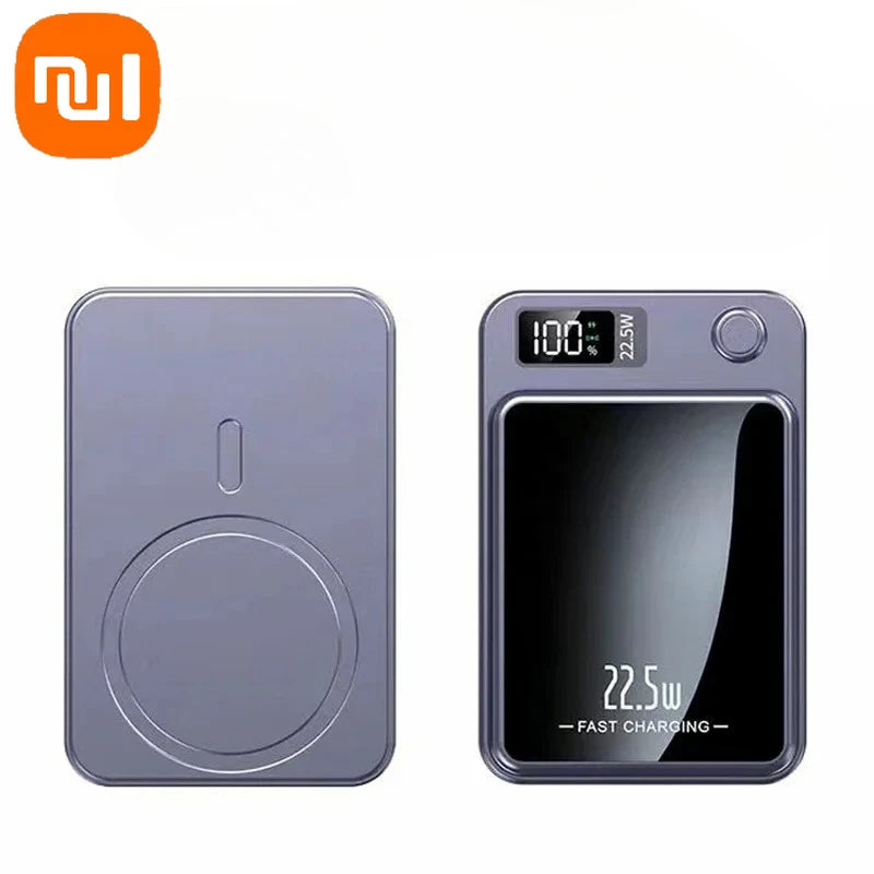 10000mah Portable Macsafe Magnetic Power Bank Fast Wireless Charger For iphone 12 13 14 Pro Max External Auxiliary Battery Pack