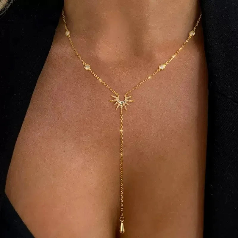 Retro Alien Irregular Baroque Pearl Pendant Necklace for Women Vintage Green Black Crystal Bead Long Necklace Neck Chain Jewelry
