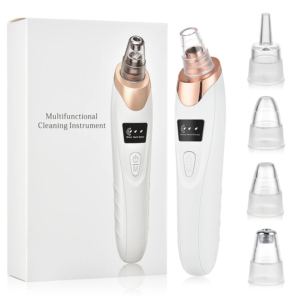 Electric Blackhead Remover Vacuum Cleaner Black Spots Removal Facial Deep Cleansing Pore Cleaner Machine Face Skin Care Tools