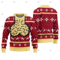 Christmas Santa Claus Pet Cat Knitted Ugly Sweater Graffiti Retro Vintage 3DPrint Pullover Harajuku Casual Funny Long Sleeves 43