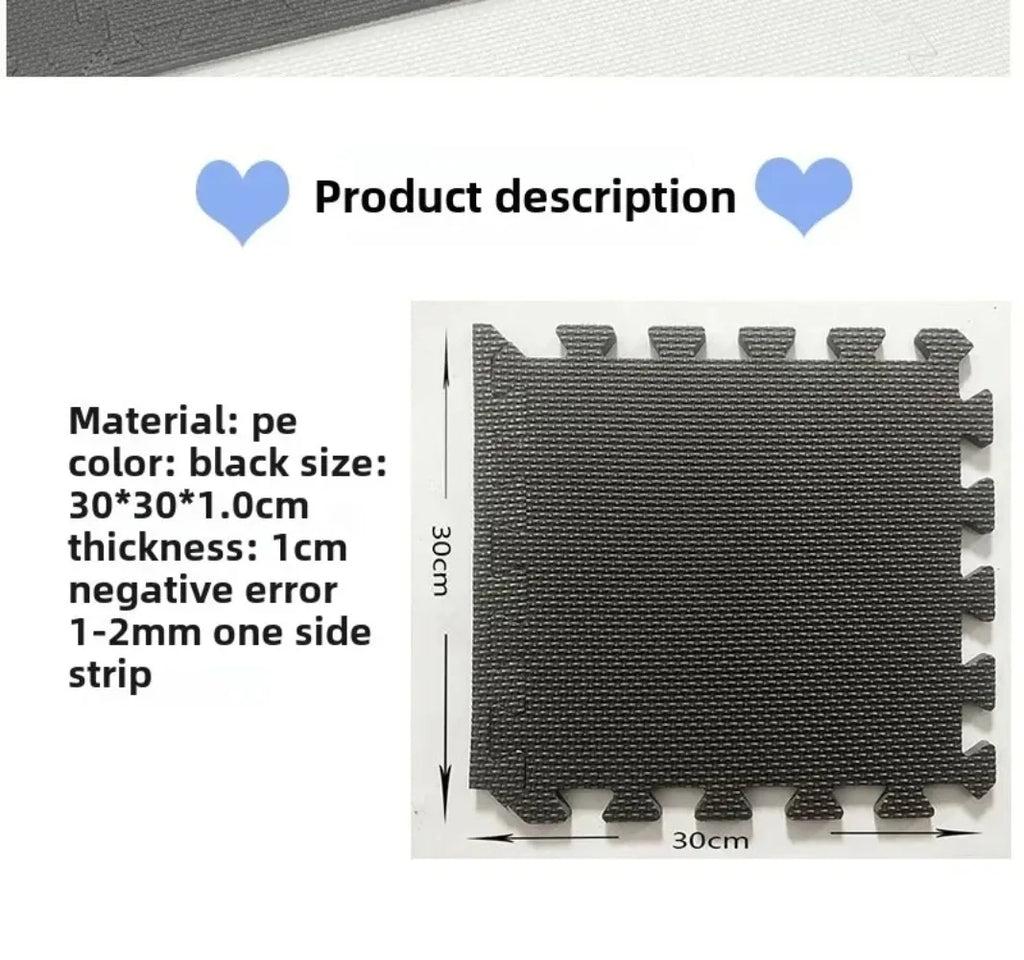 16Pcs EVA Foam Interlocking Puzzle Mat Baby Play Mat Gym Floor Rug Baby Toys Baby Play Gym for Playroom Floor Carpet Home Decor