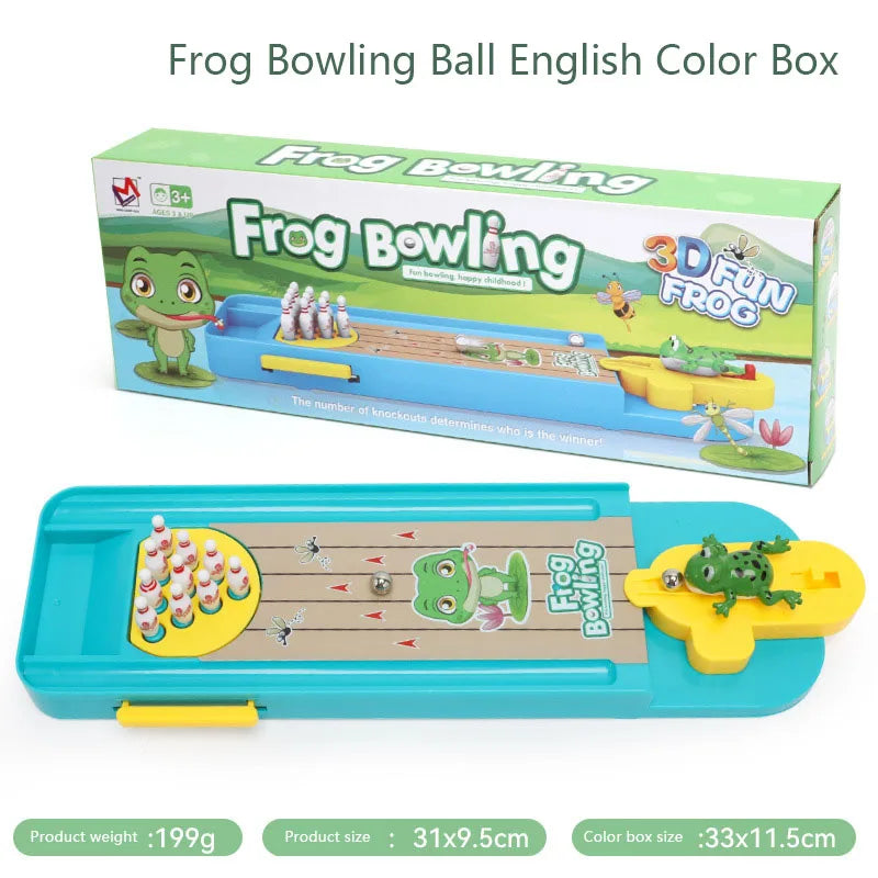Mini Desktop Bowling Game Toy Funny Indoor Parent-Child Interactive Table Sports Game Toy Bowling Educational Gift For Kids