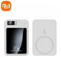 10000mah Portable Macsafe Magnetic Power Bank Fast Wireless Charger For iphone 12 13 14 Pro Max External Auxiliary Battery Pack