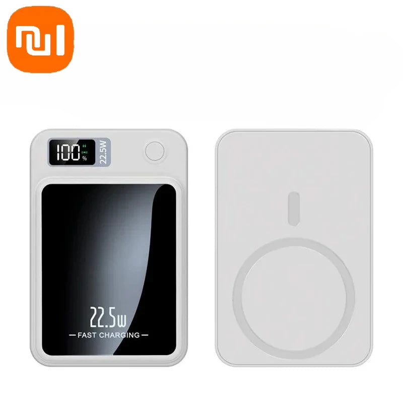 10000mah Portable Macsafe Magnetic Power Bank Fast Wireless Charger For iphone 12 13 14 Pro Max External Auxiliary Battery Pack