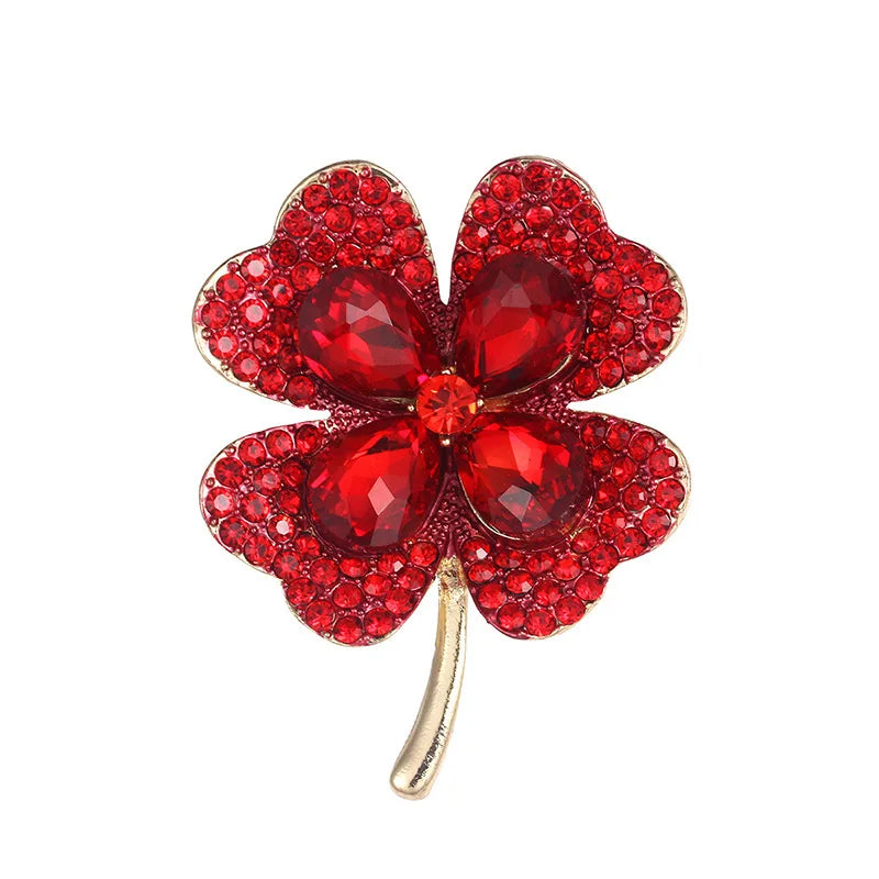 Vintage Rhinestone Brooch for Women Girls Baroque Rectangle Crystal Shell Pearl Brooches Elegant Wedding Christmas Ornament Gift