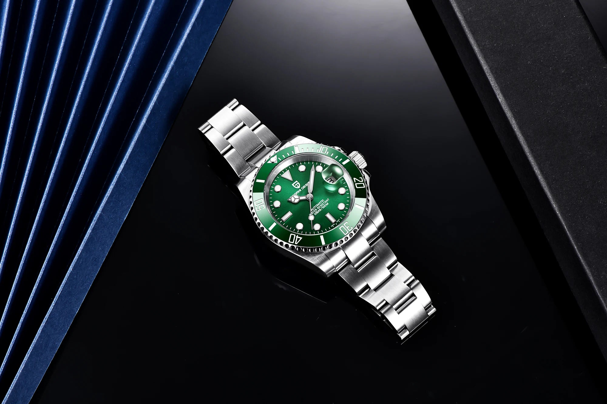 PAGANI DESIGN 2026 NEW Water Ghost Watch 40MM Luxury Automatic Mechanical Watches NH35 Auto Date Dive BGW-9 Watch For Men