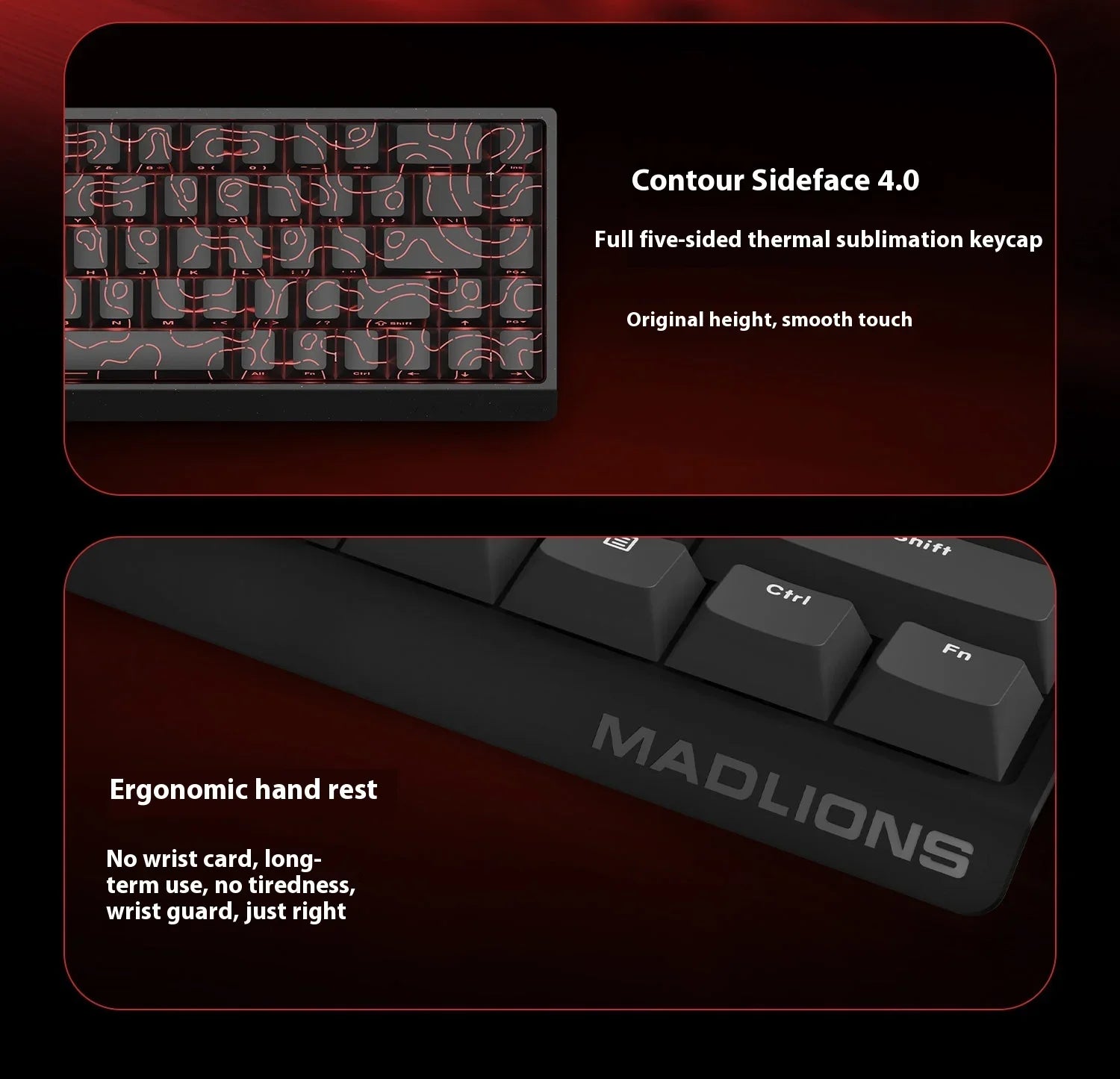 Hot Sale MADLIONS MAD60HE Magnetic Switch Keyboard Mechanical Keyboard 8000Hz 0.01mmRT Wired Custom Valorant Gaming Keyboard