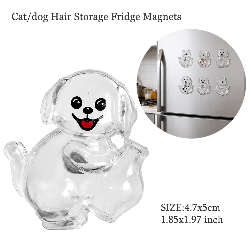 Pet Hair Memorial Resin Storage Capsule Creative Cat/Dog Hair Pendant Unique Keychain Novel Trendy Souvenir Car Decorate Gift