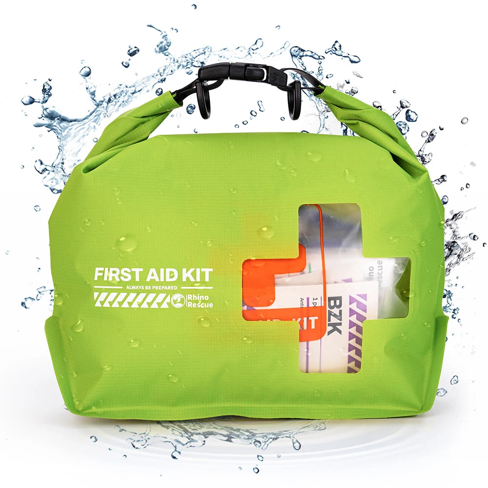RHINO RESCUE Waterproof First Aid Kit, Lightweight Boat Dry Bag, Emergency Survival Supplies for Outdoor Kayak Floating Swimming