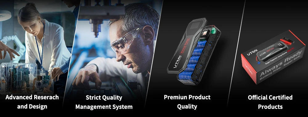 Car Jump Starter  2500A Power Bank Car Battery with 10W Wireless Charger LCD Screen Safety Hammer Jump starter