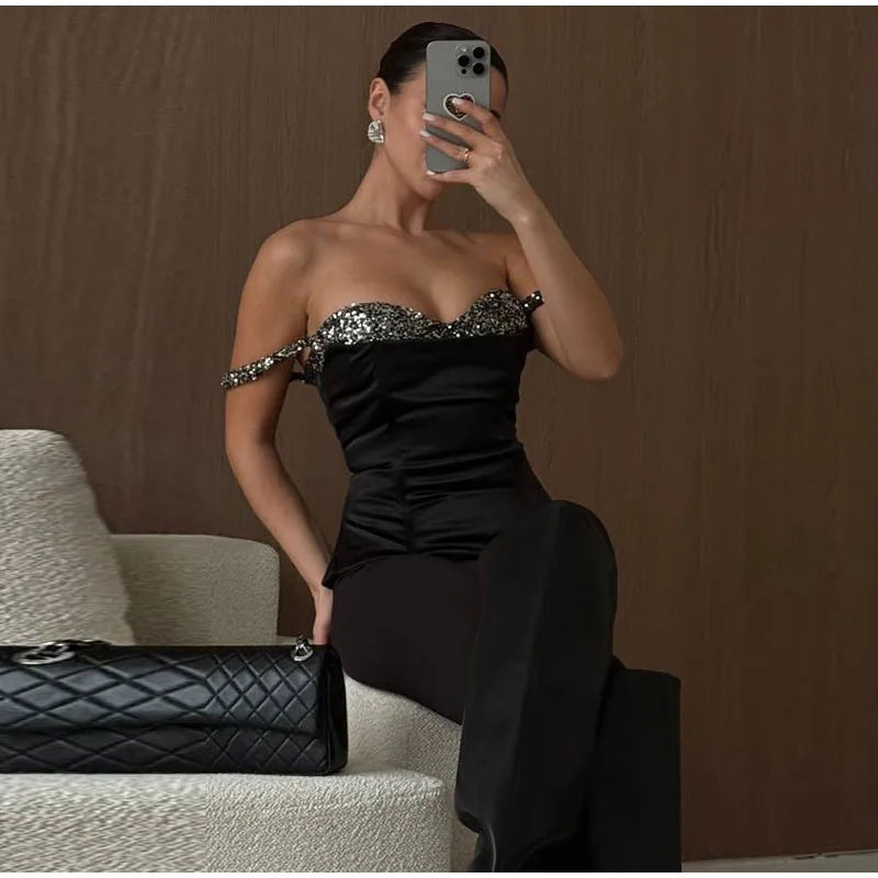 Women Solid Deep-V Satin Camisole Corset Top Elegant Double-Strap Fitted Cropped Back-Tie 2025 Chic Versatile Date Lady Tops