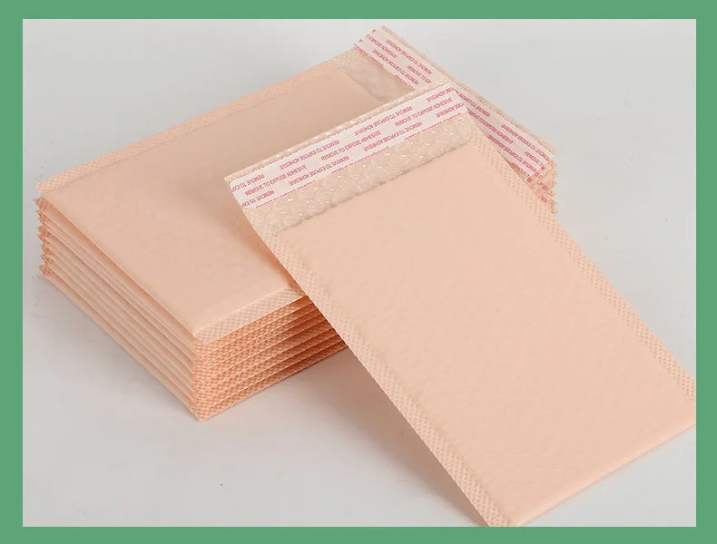 20Pcs Pink Poly Bubble Mailers Padded Envelopes Bulk Bubble Lined Wrap Polymailer Bags for Shipping Packaging Maile Self Seal
