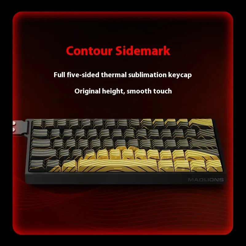 Hot Sale MADLIONS MAD60HE Magnetic Switch Keyboard Mechanical Keyboard 8000Hz 0.01mmRT Wired Custom Valorant Gaming Keyboard