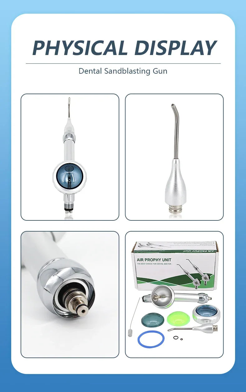 Dental Sandblasting Air Prophy Unit System Water Spray Polisher 2/4 Holes Polishing Tool Equipment Dentistry Odontologia Machine