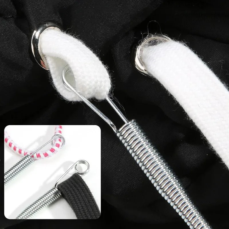 Rope Threading Tool Bendable Spring Drawstring Threader Clip Drawstring Thread Multi Functional DIY Sewing Accessories