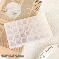 28-Grid Plastic Jewelry Storage Box, Organizer Case for Necklaces, Earrings, Rings